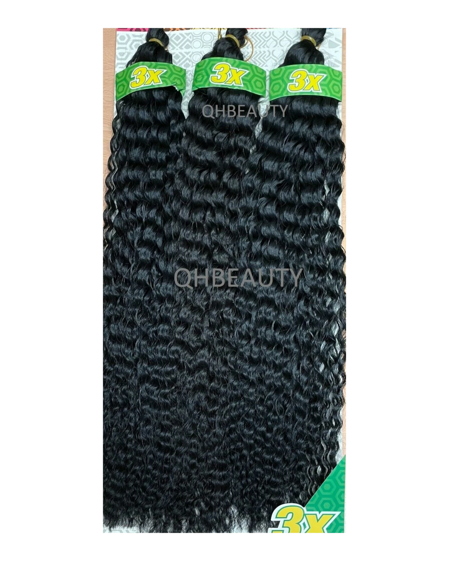 Cherish Synthetic Crochet Braid Hair Extension Handmade  3 x Brazilian Bulk 20"