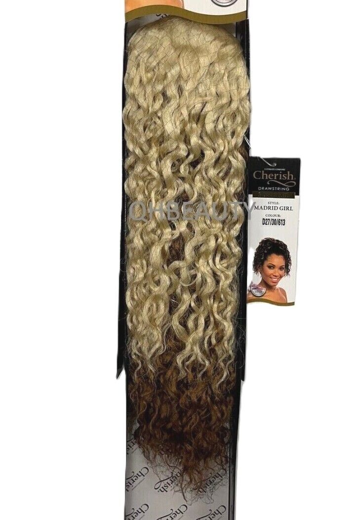 Cherish Synthetic Drawstring Curly Hair Extension Ponytail - Madrid Girl