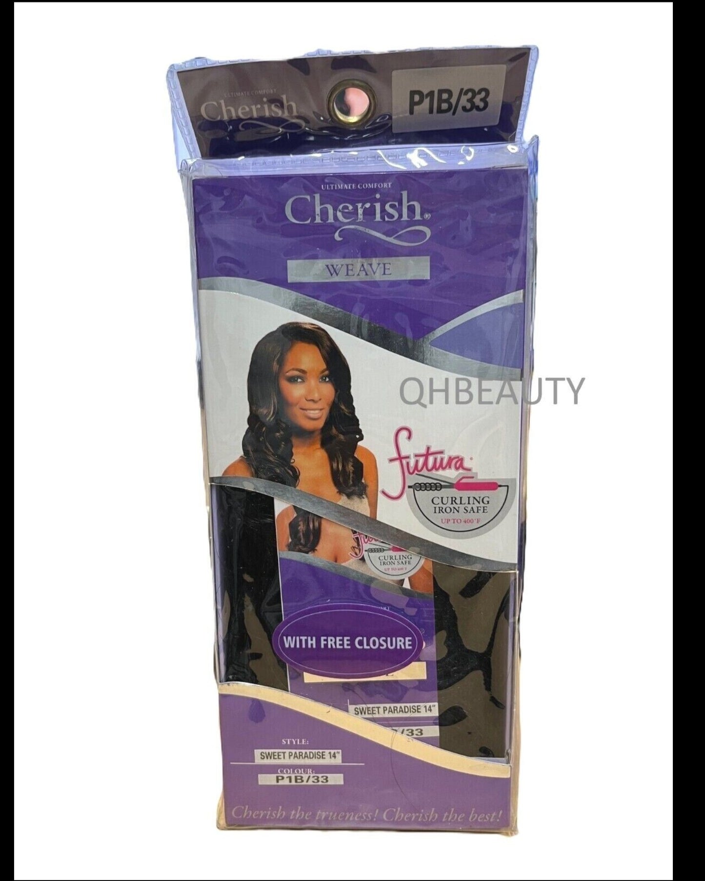 CHERISH SYNTHETIC LONG CURLY HAIR EXTENSION WEAVE - SWEET PARADISE 14 INCHES