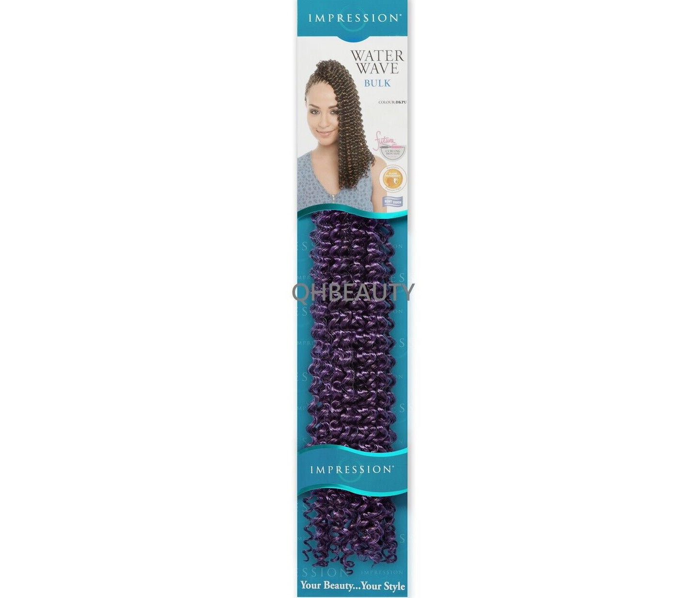 IMPRESSION SYNTHETIC HAIR EXTENSION BRAID - WATER WAVE 22'' ( FREETRESS COPY )