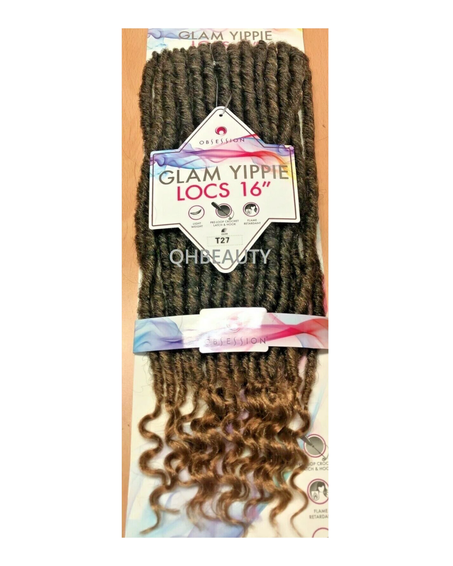 Obsession Synthetic Crochet Braid Hair Extension - Glam Yippie Locs 16 Inch