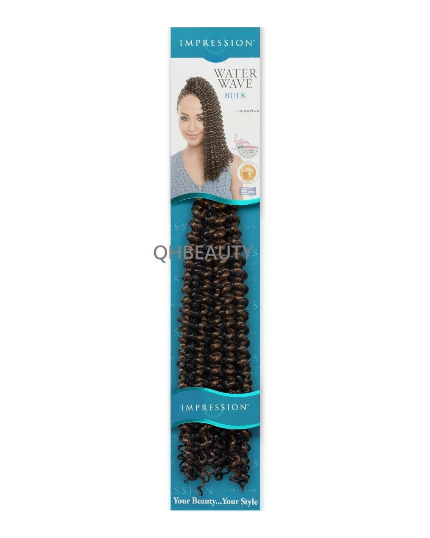 IMPRESSION SYNTHETIC HAIR EXTENSION BRAID - WATER WAVE 22''