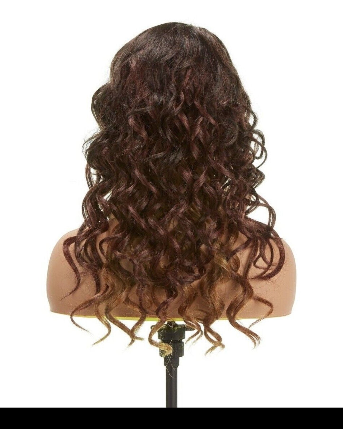 Impression Synthetic Invisible Part Lace Front Long Curly Hair Wig Alexis