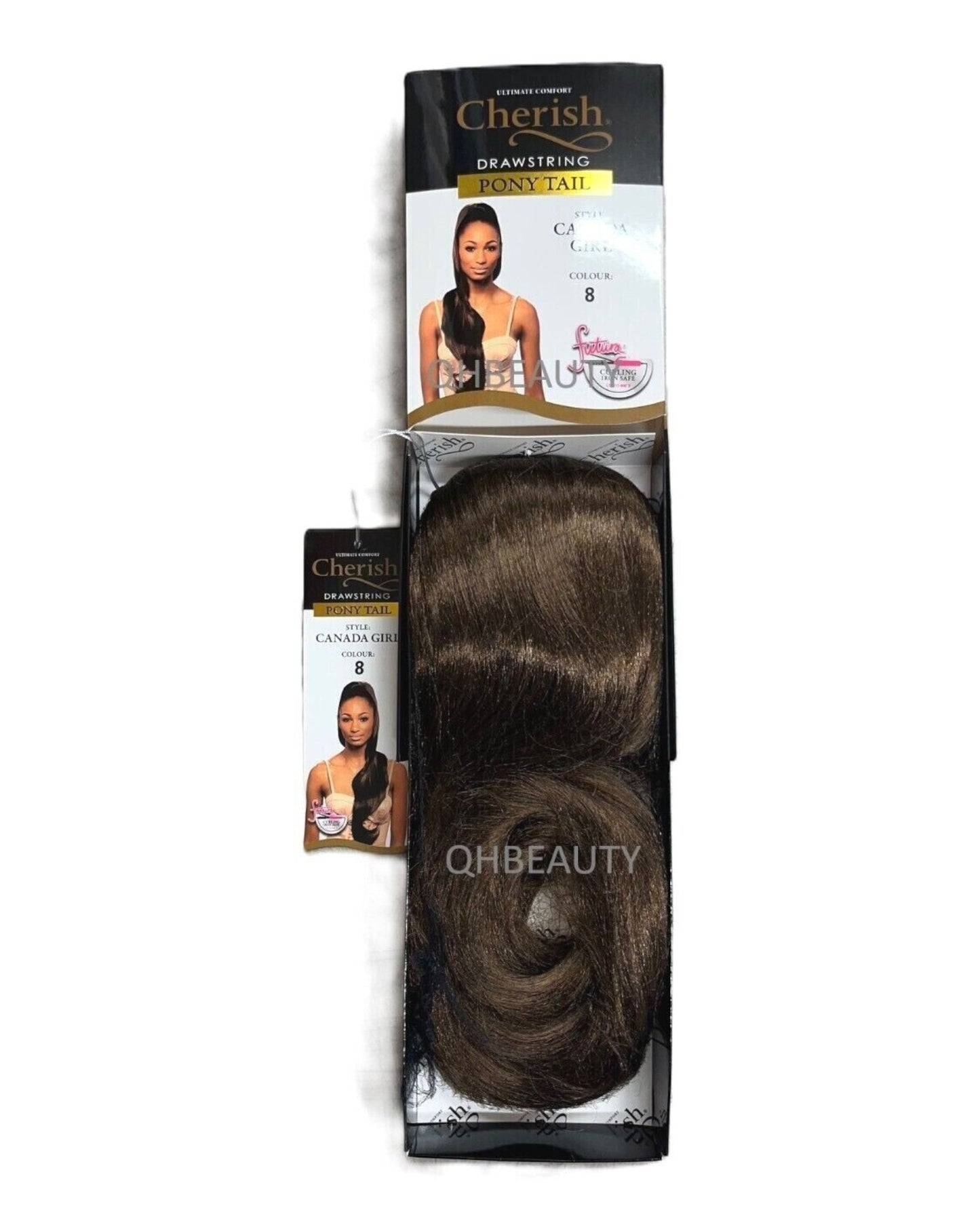 Cherish Synthetic Drawstring Long Curly Wavy Hair Ponytail - Canada Girl