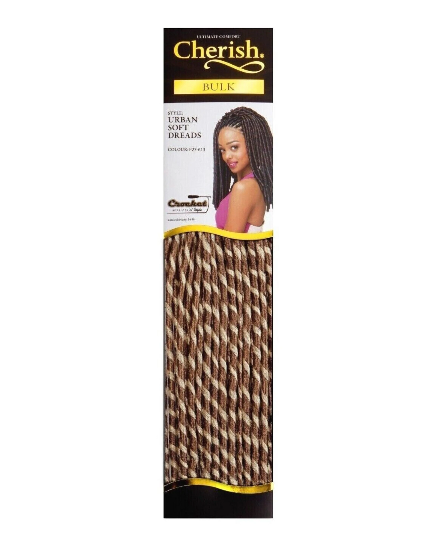 Cherish Synthetic Bulk Crochet Afro Hair Extension braid - URBAN SOFT DREAD
