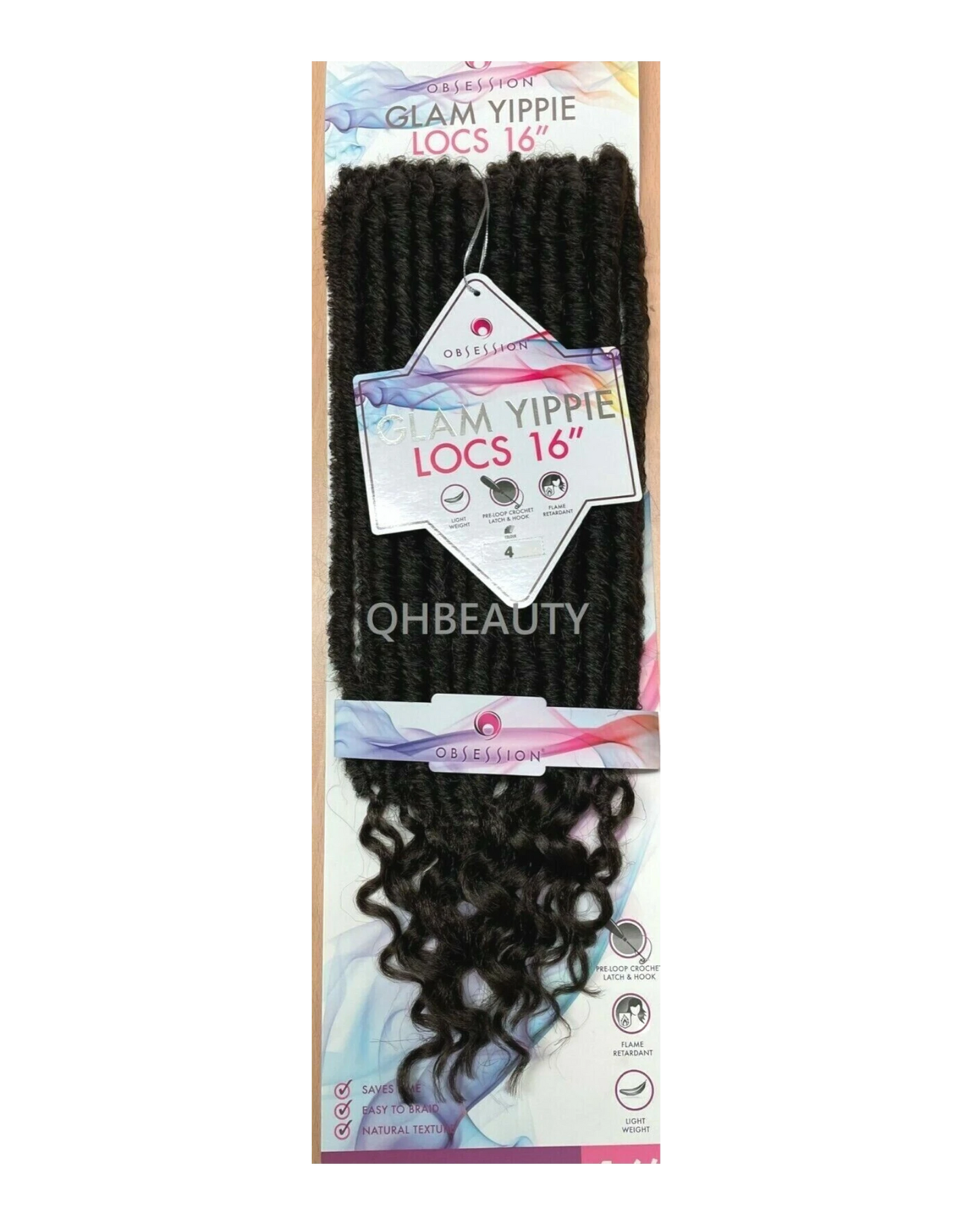 Obsession Synthetic Crochet Braid Hair Extension - Glam Yippie Locs 16 Inch