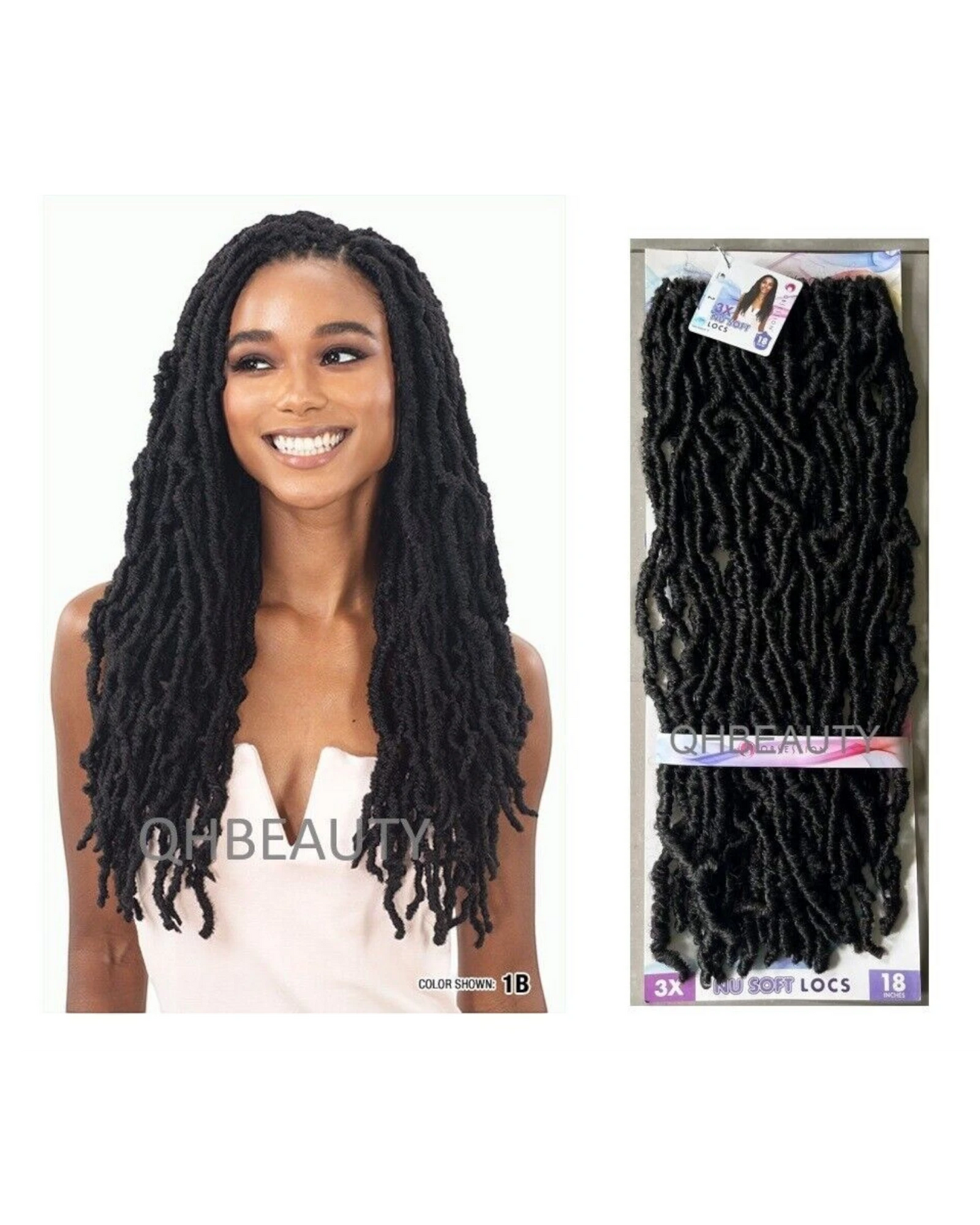 Obsession Synthetic Crochet Pre Looped Braid Hair Extension - NU LOCS 18 INCH