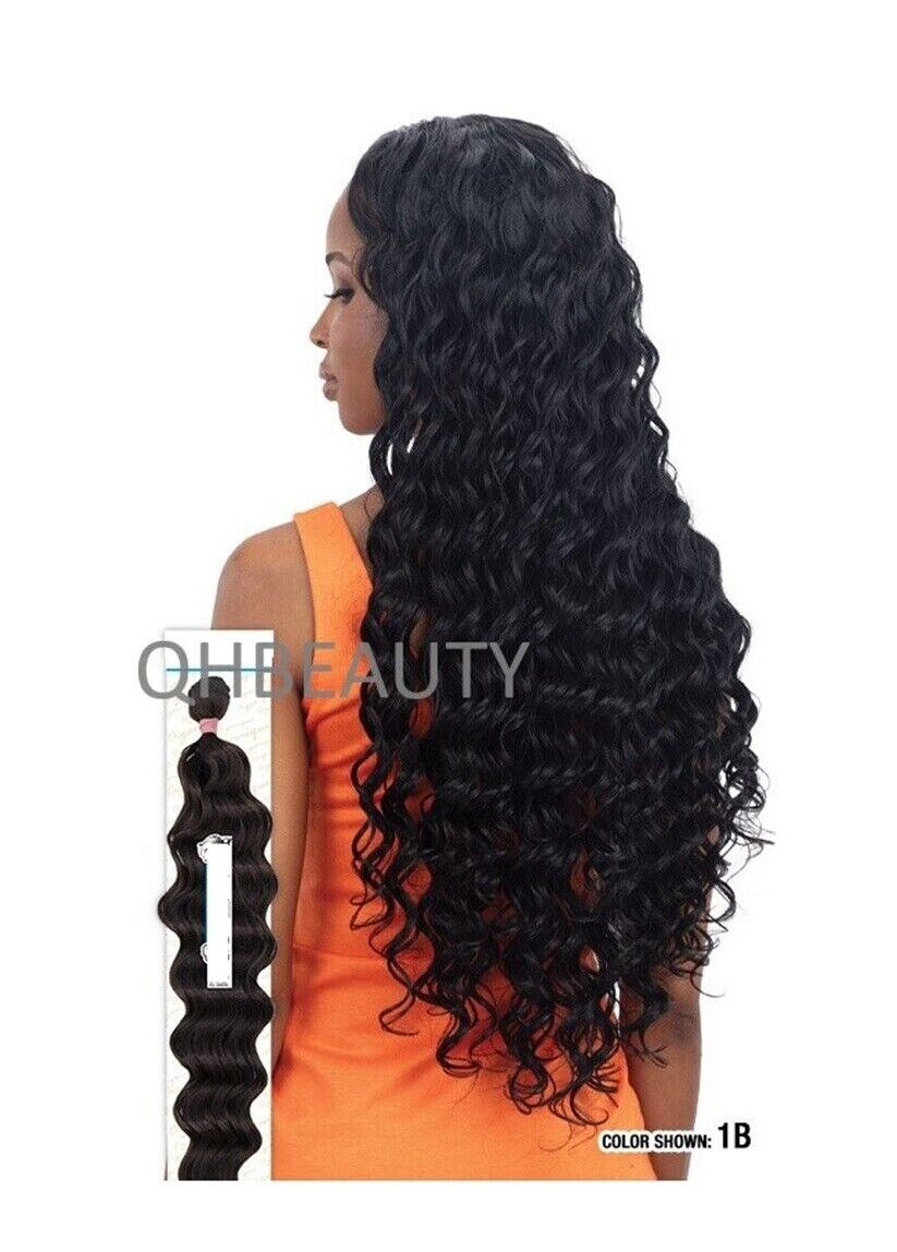 NaturALL SYNTHETIC CURLY LONG HAIR EXTENSION WEAVE - LOOSE DEEP 30 INCHES