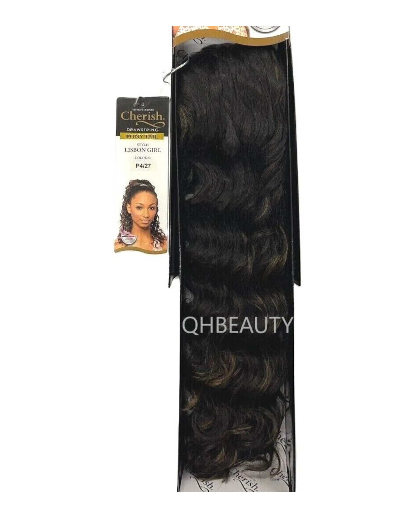 Cherish Synthetic Drawstring Curly Hair Extension Ponytail - Lisbon Girl