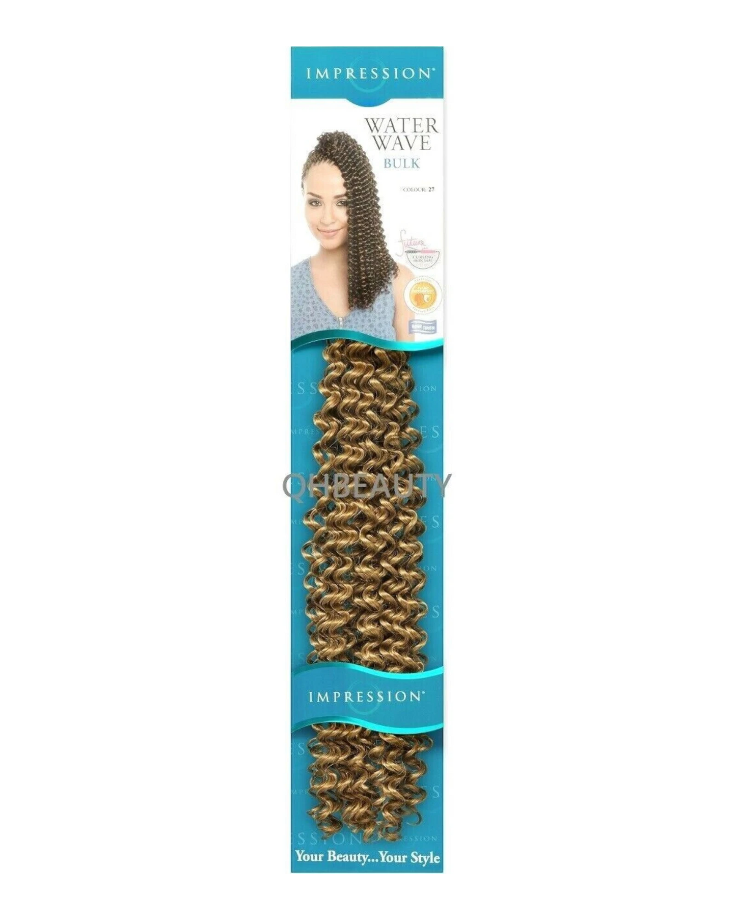 IMPRESSION SYNTHETIC HAIR EXTENSION BRAID - WATER WAVE 22''