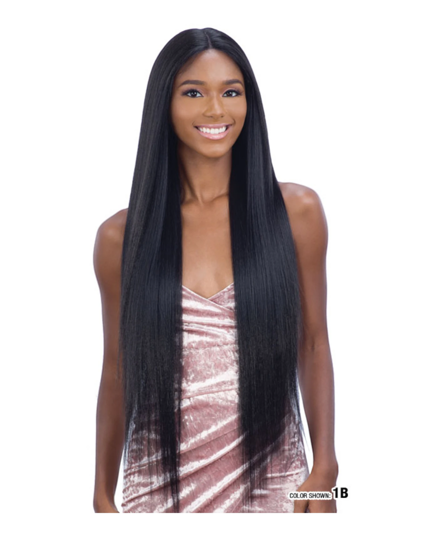 Obsession Synthetic Swiss HD Lace Front Free Part Long Yaki Hair Wig - TAKEISHA