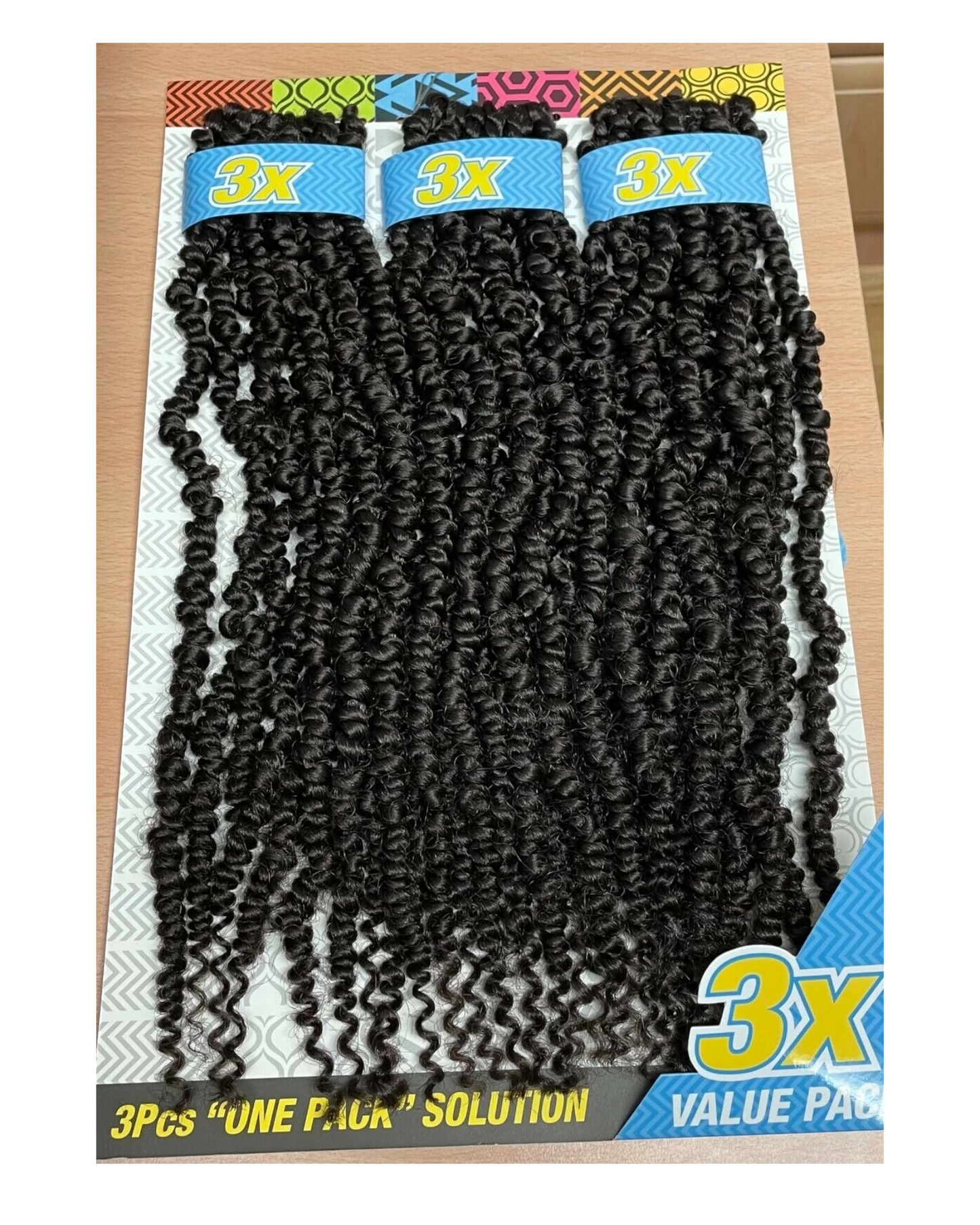 Cherish Synthetic Crochet Braid Hair Extension Handmade  3 x Passion Twist 14"