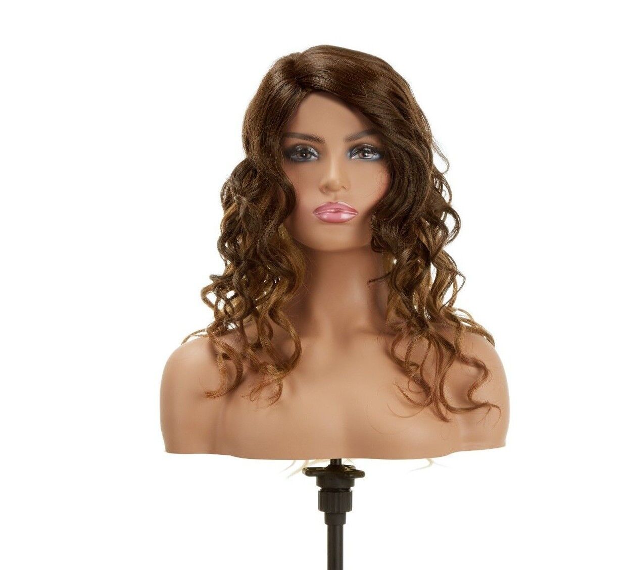 Impression Synthetic Invisible Part Lace Front Long Curly Hair Wig Alexis