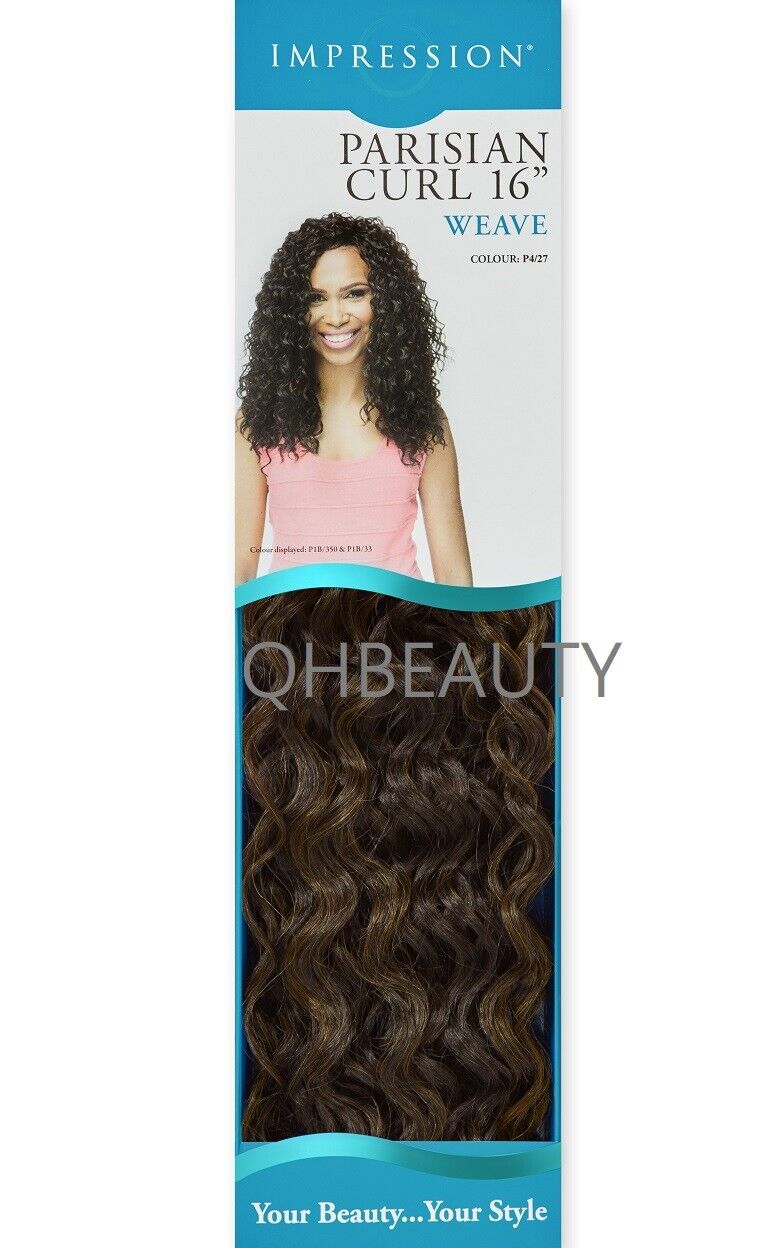 IMPRESSION LONG CURLY SYNTHETIC HAIR EXTENSION WEAVE - PARISIAN CURL 16 INCH