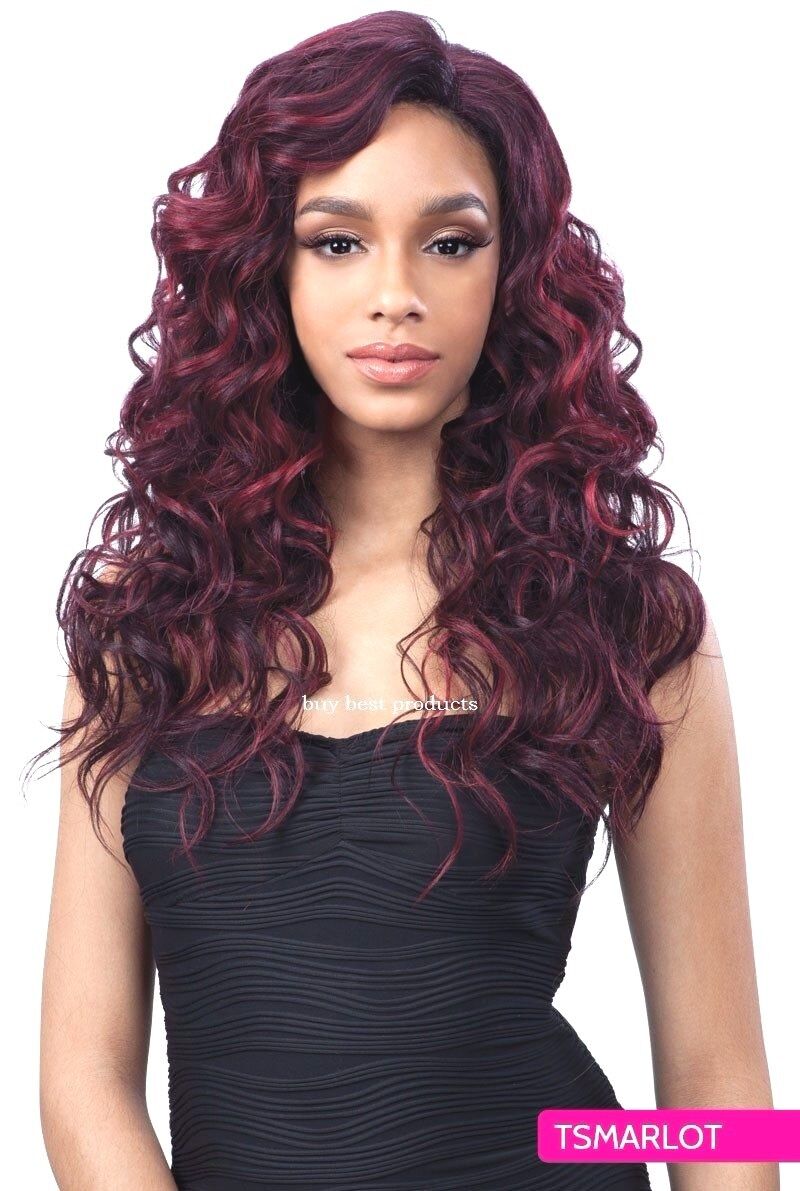 Freetress Equal Synthetic Premium Delux Lace Front Long Curly Hair Wig - TOBY