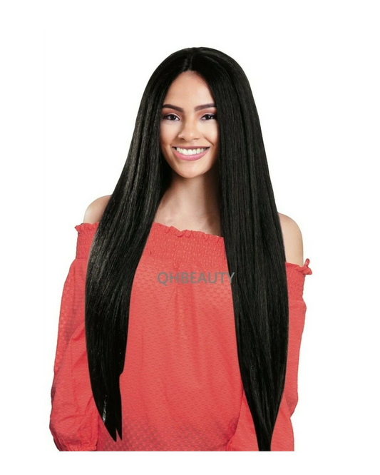 OBSESSION LACE FRONT HUMAN HAIR FUSION NATURAL TEXTURE & WAVE HAIR WIG - AYLEEN