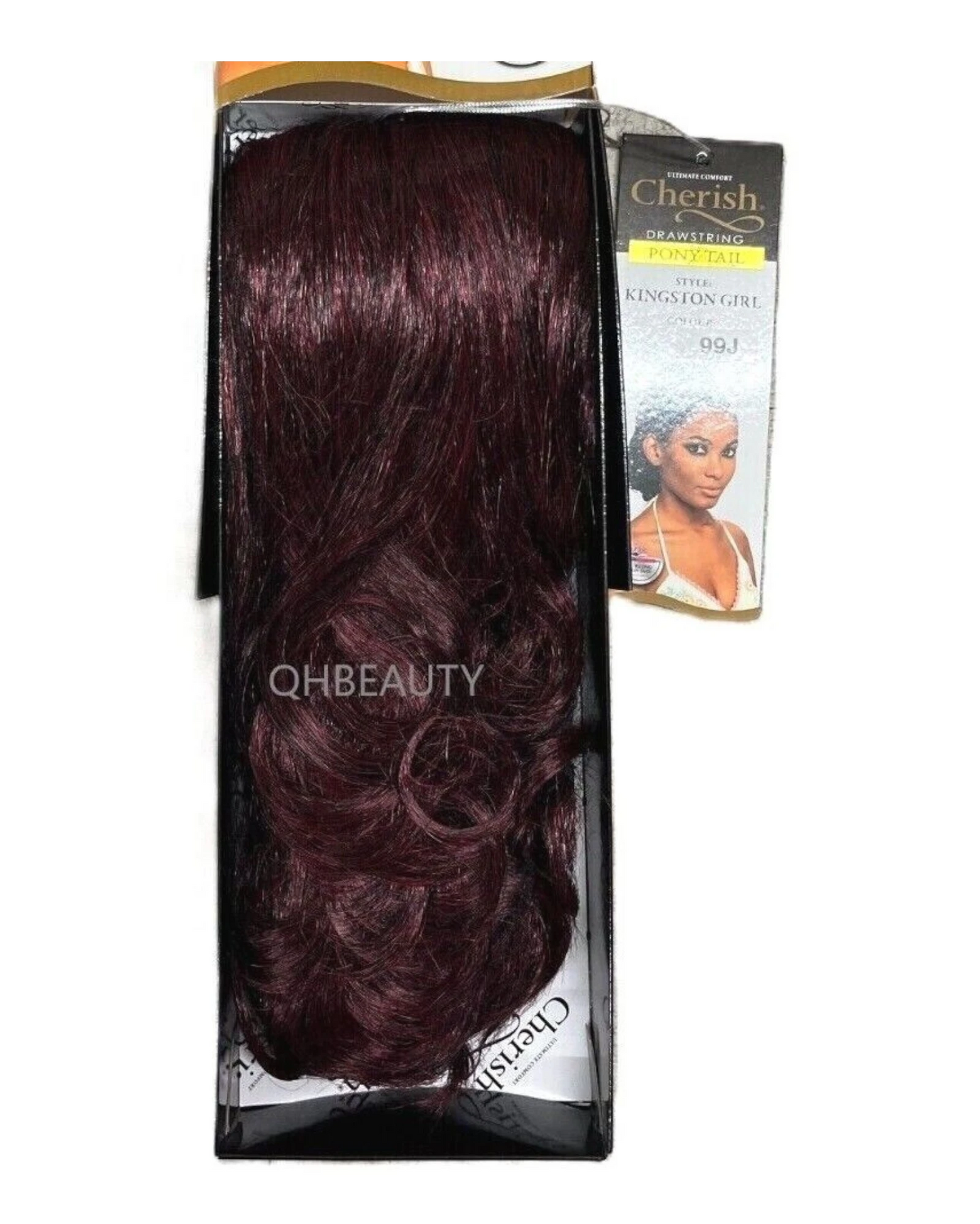 Cherish Synthetic Drawstring Curly Hair Extension Ponytail - Kingston Girl