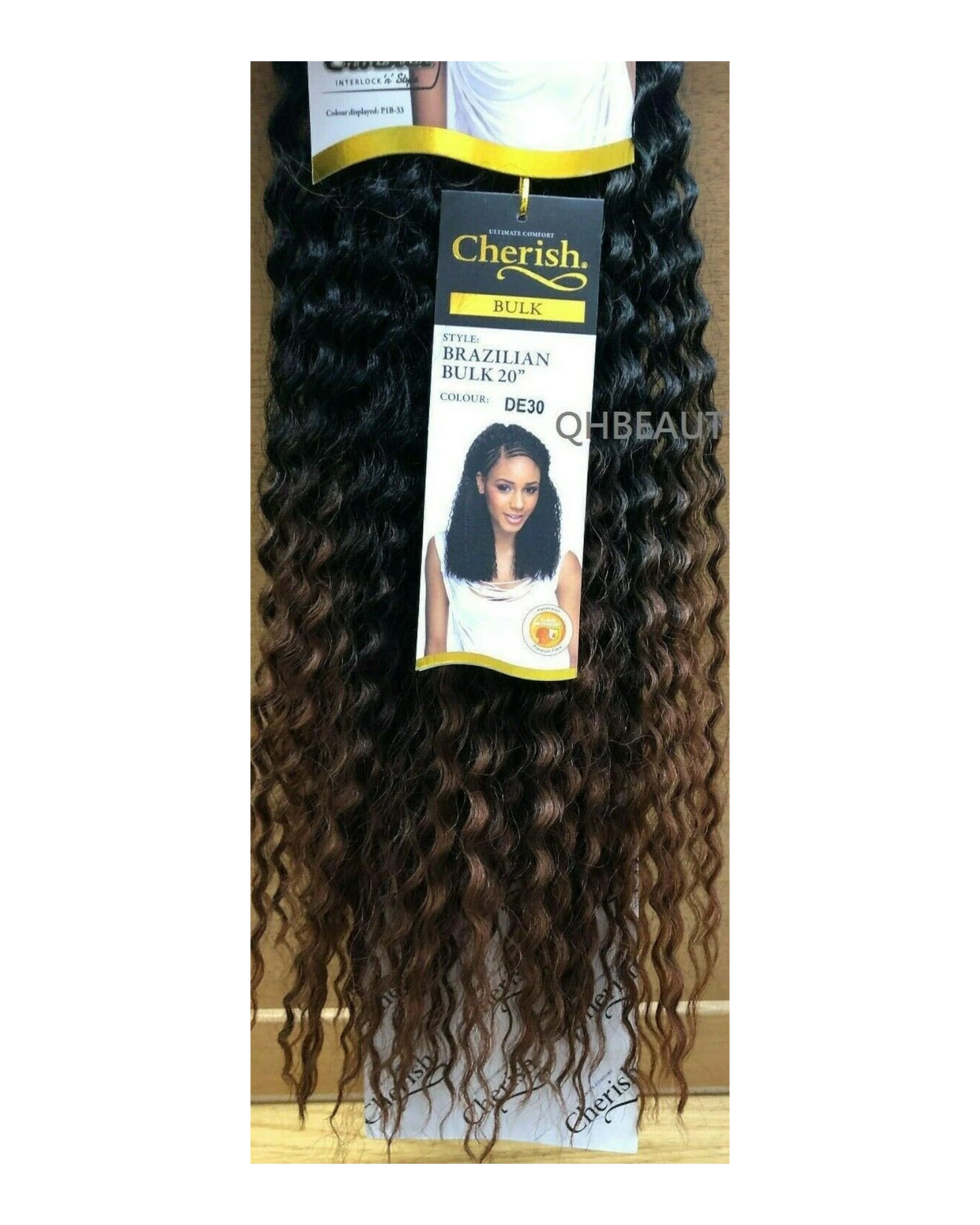 Cherish Synthetic Crochet Braid Curly Hair Extension Style - Brazilian Bulk 20"