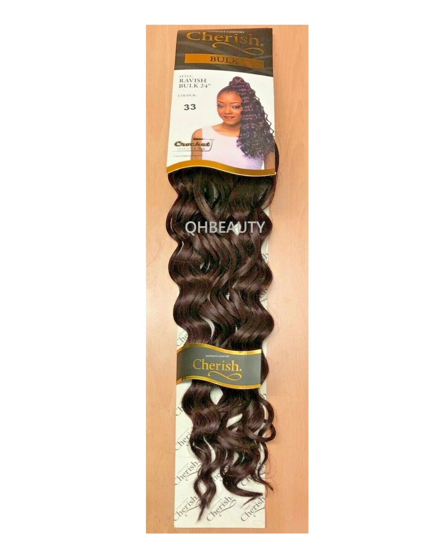 CHERISH SYNTHETIC CROCHET LONG CURLY HAIR EXTENSION BRAIDS - RAVISH 24 inch