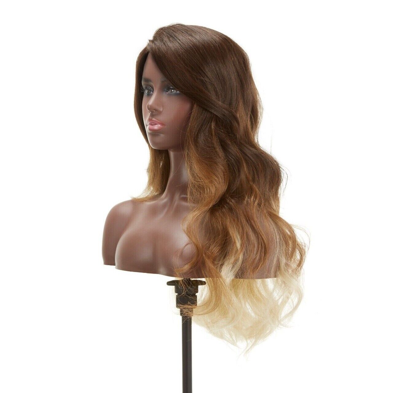 Impression Synthetic Invisible L Part Lace Curly Long Hair Wig - Daisy