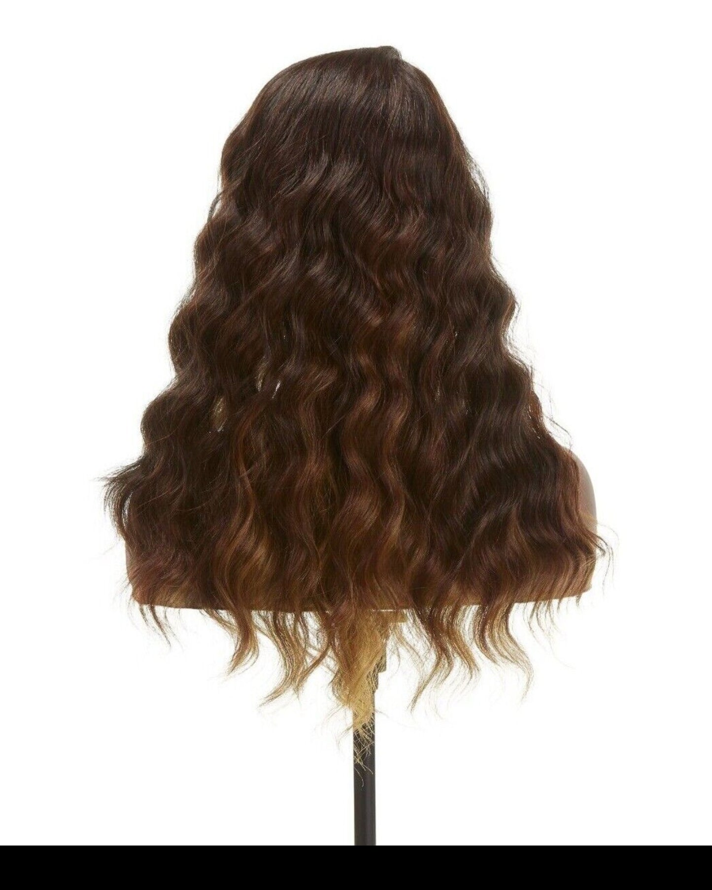 Impression Synthetic Invisible L Part Lace Curly Hair Wig - Alicia