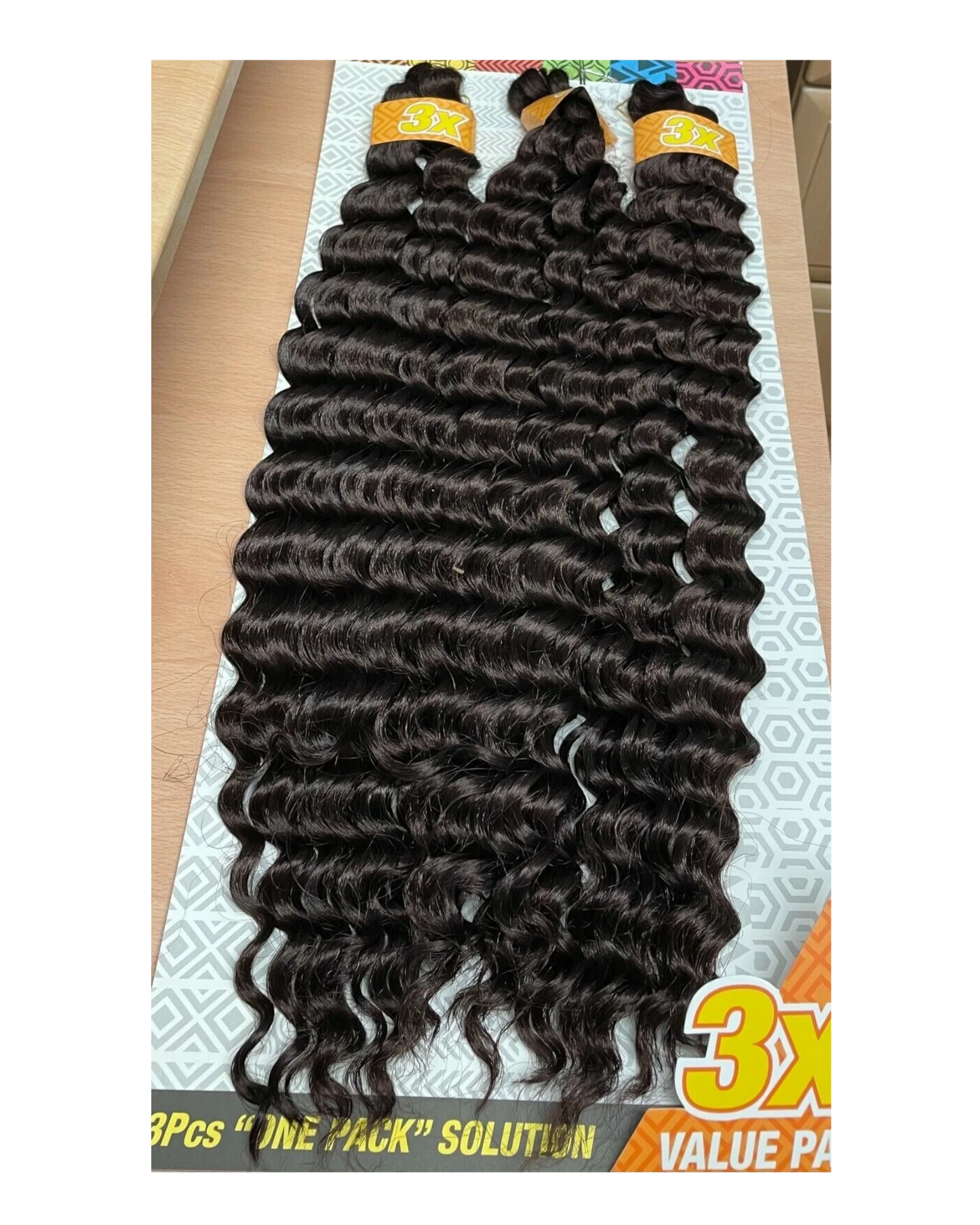 Cherish Synthetic Crochet Braid Hair Extension Handmade  3 x Deep Twist 22"