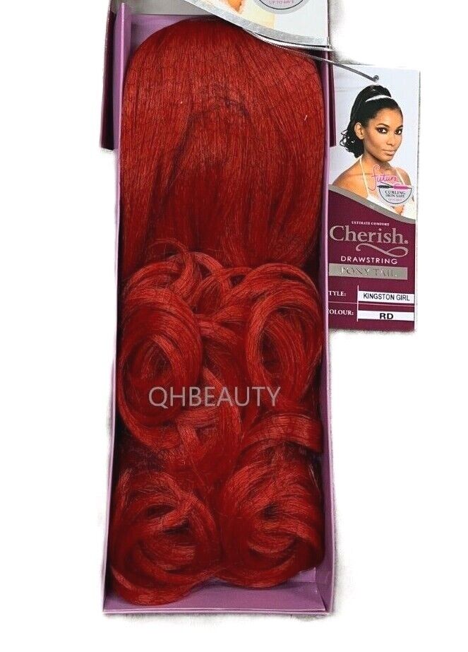 Cherish Synthetic Drawstring Curly Hair Extension Ponytail - Kingston Girl