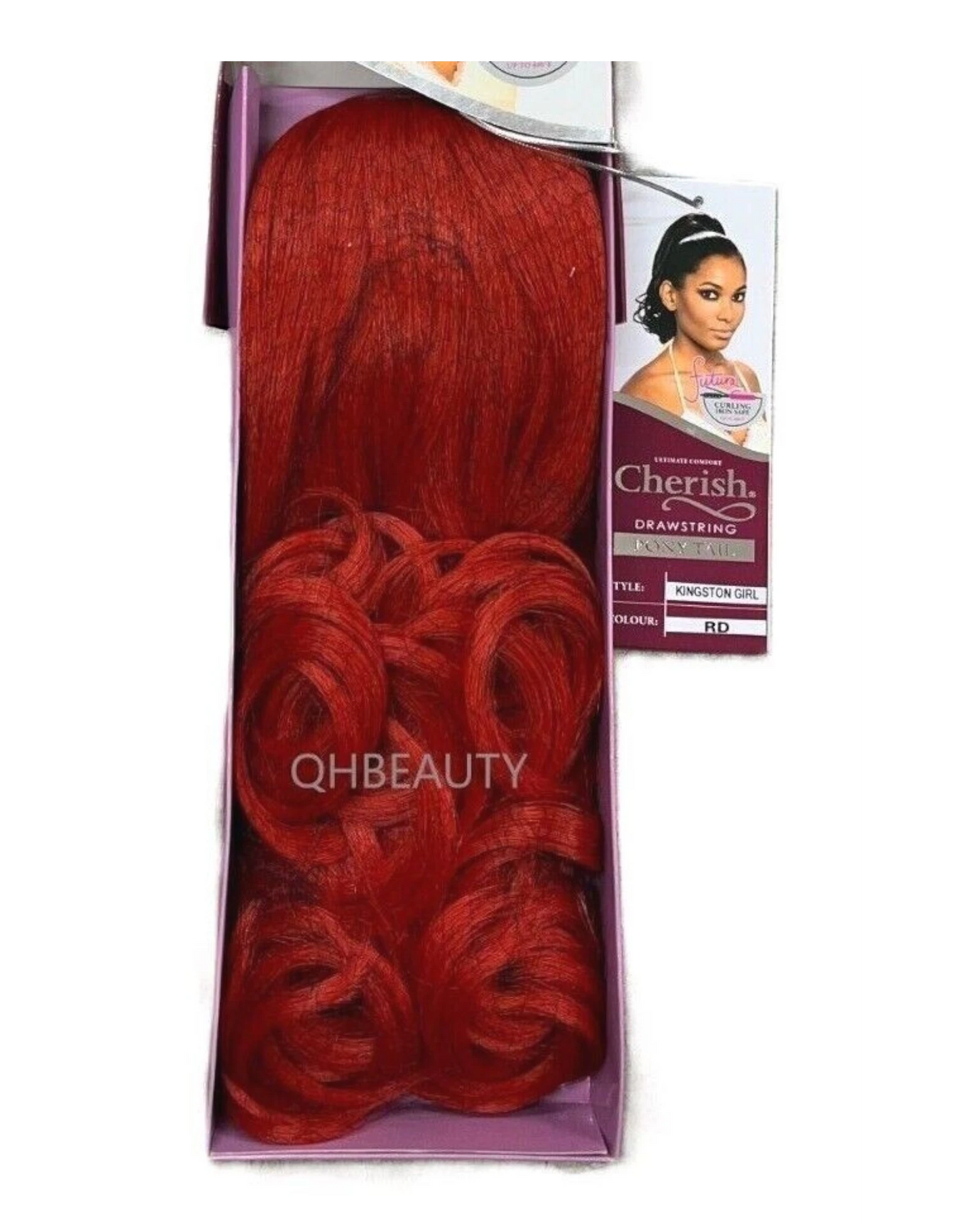 Cherish Synthetic Drawstring Curly Hair Extension Ponytail - Kingston Girl