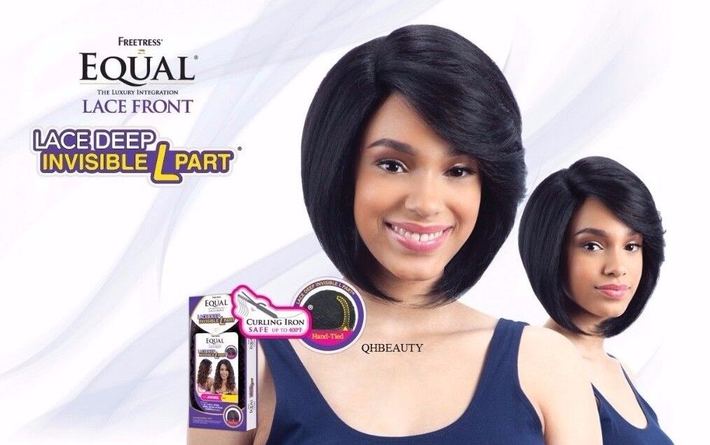 FREETRESS EQUALSYNTHETIC INVISIBLE L PART LACE FRONT HAIR WIG - SNOW BLOSSOM