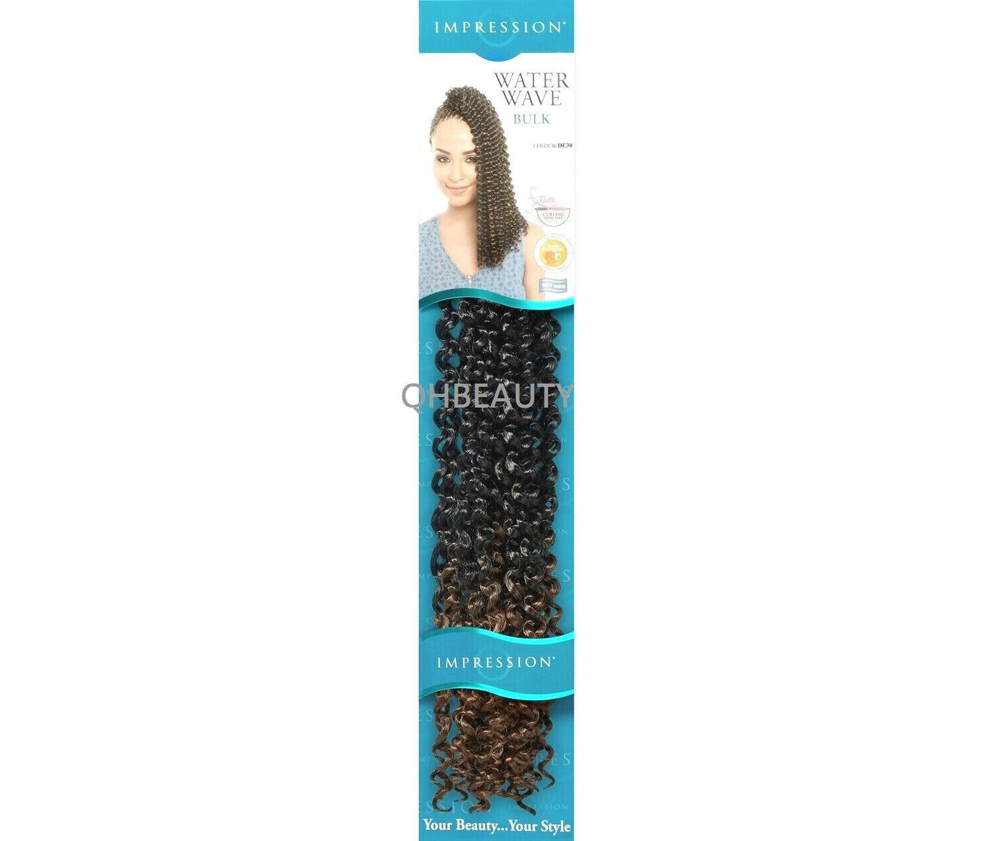 IMPRESSION SYNTHETIC HAIR EXTENSION BRAID - WATER WAVE 22'' ( FREETRESS COPY )