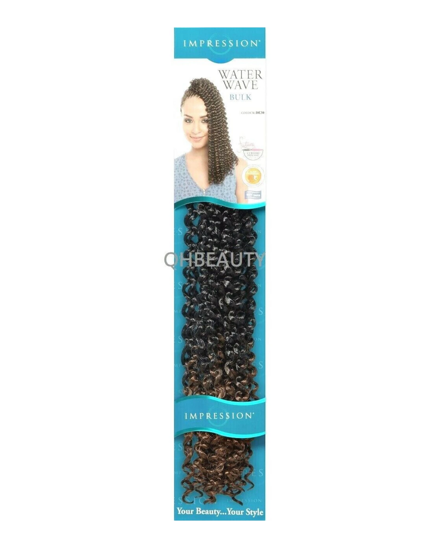 IMPRESSION SYNTHETIC HAIR EXTENSION BRAID - WATER WAVE 22''