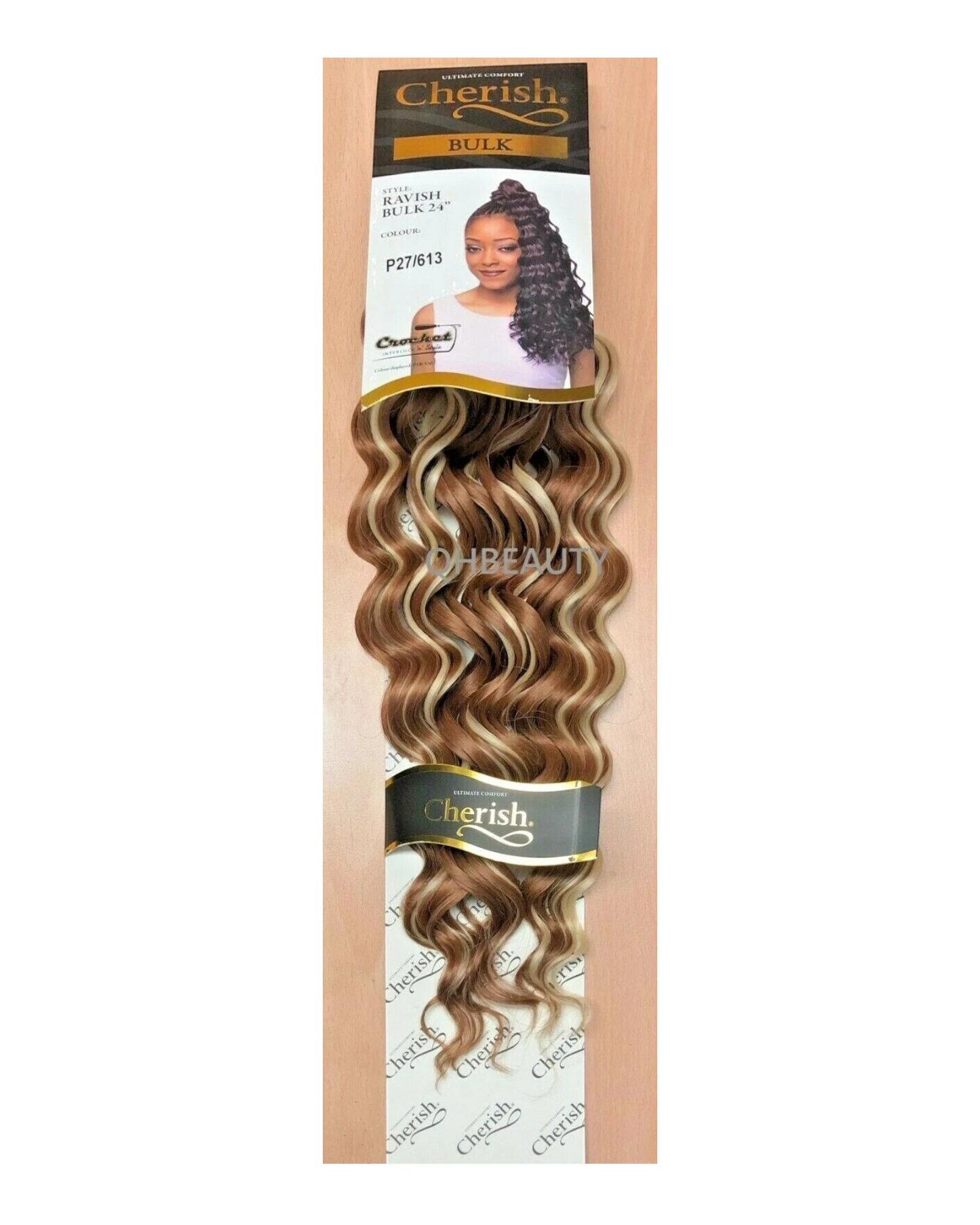 CHERISH SYNTHETIC CROCHET LONG CURLY HAIR EXTENSION BRAIDS - RAVISH 24 inch