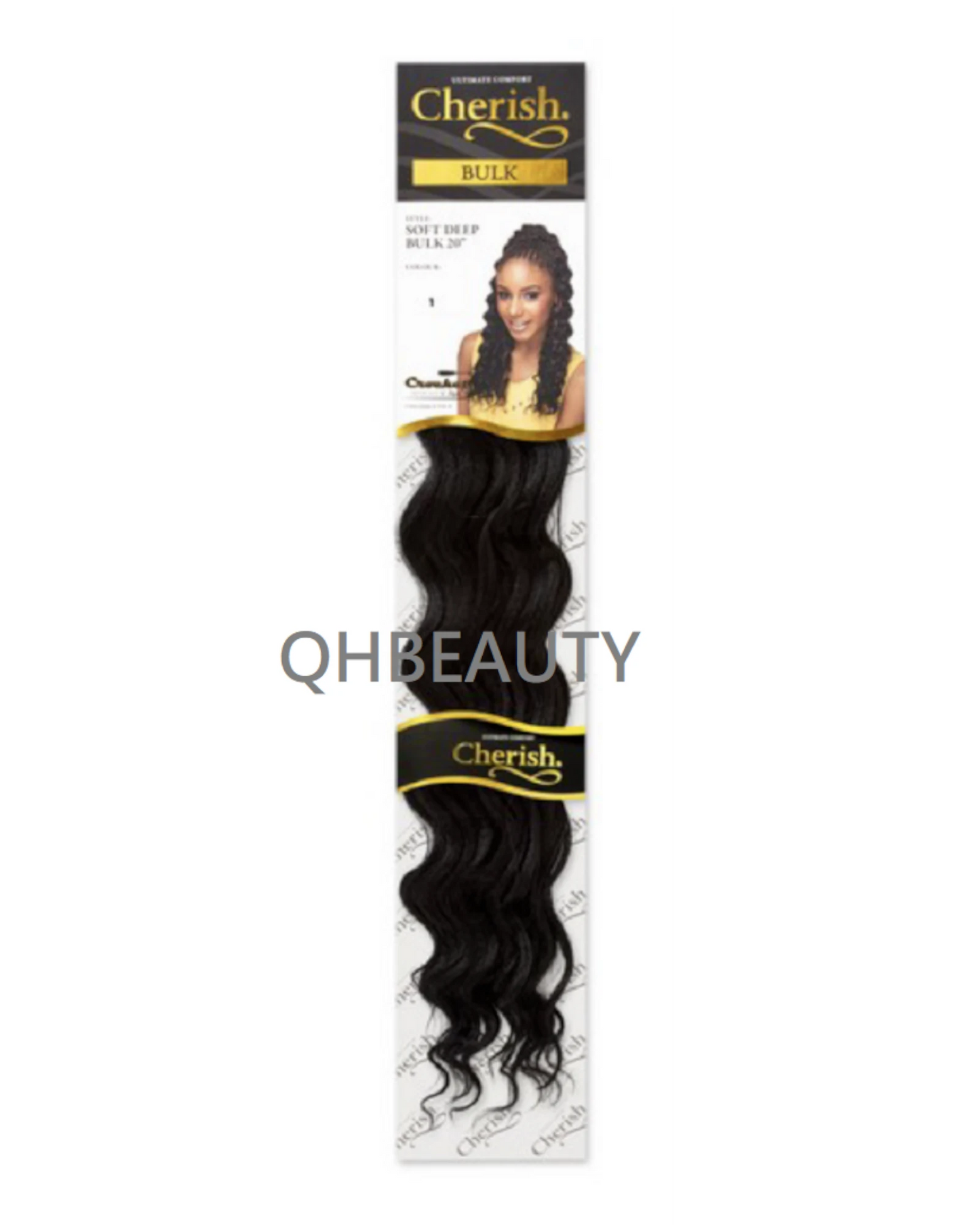 CHERISH SYNTHETIC BULK CROCHET HAIR EXTENSION BRAIDS - SOFT DEEP 20 INCH