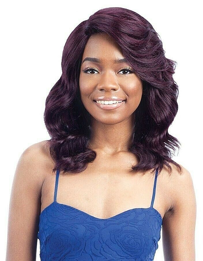FREETRESS EQUAL SYNTHETIC LACE FRONT  L PART WAVY HAIR WIG - WINK BLOSSOM