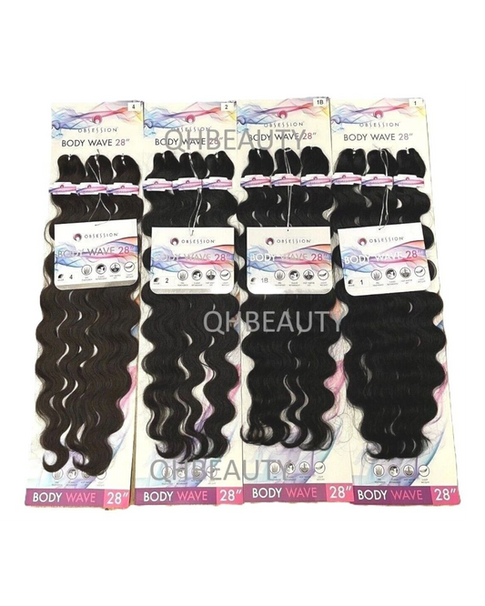 Obsession Synthetic Pre-Stretched Curly Braid Hair Extension - BODY WAVE 28 INCH