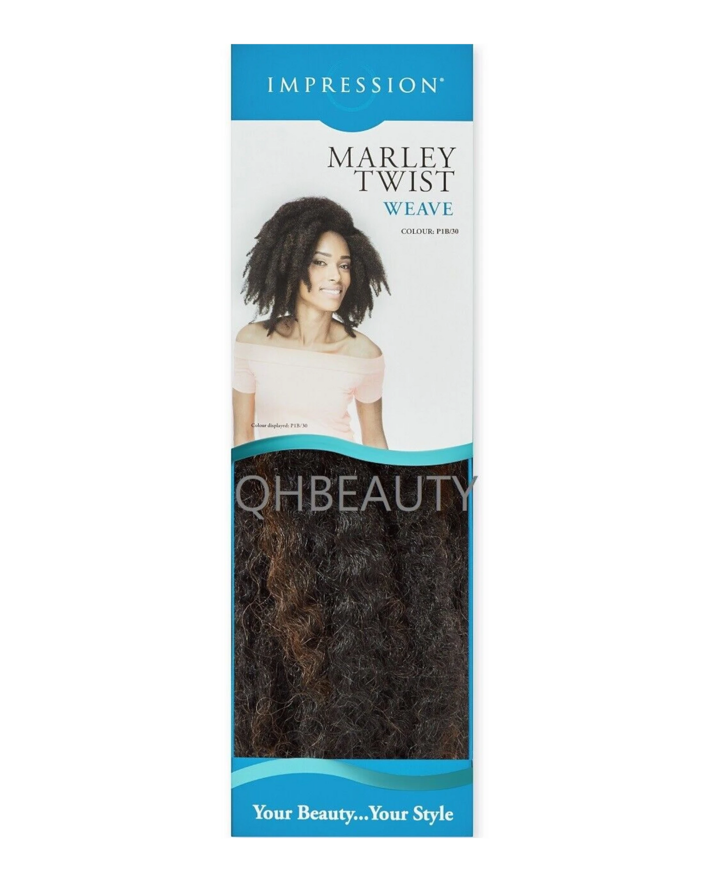 IMPRESSION SYNTHETIC AFRO CUBAN HAIR EXTENSIONS - MARLEY TWIST WEAVE