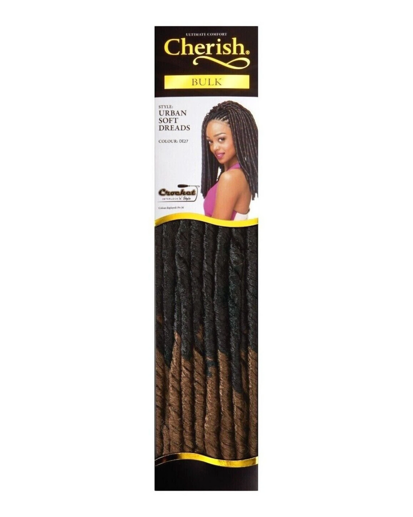 Cherish Synthetic Bulk Crochet Afro Hair Extension braid - URBAN SOFT DREAD
