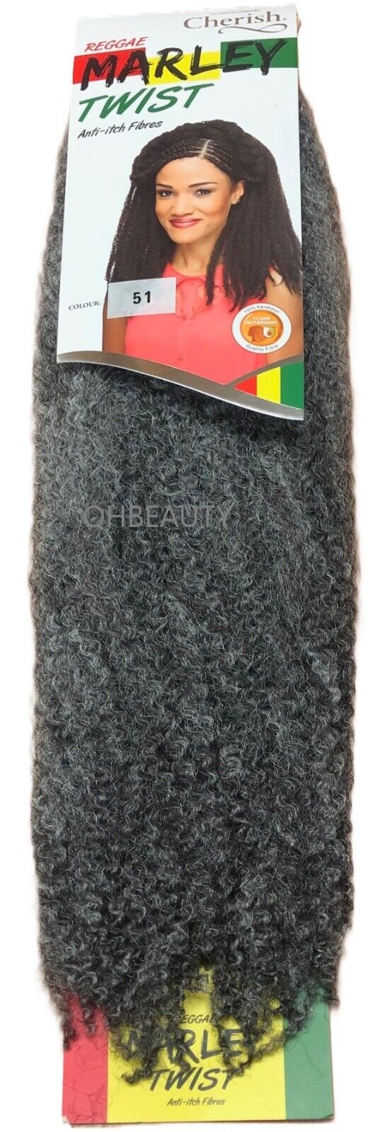 Cherish Synthetic Afro Kinky Cuban Anti itch Hair Extension  Marley Twist Braid