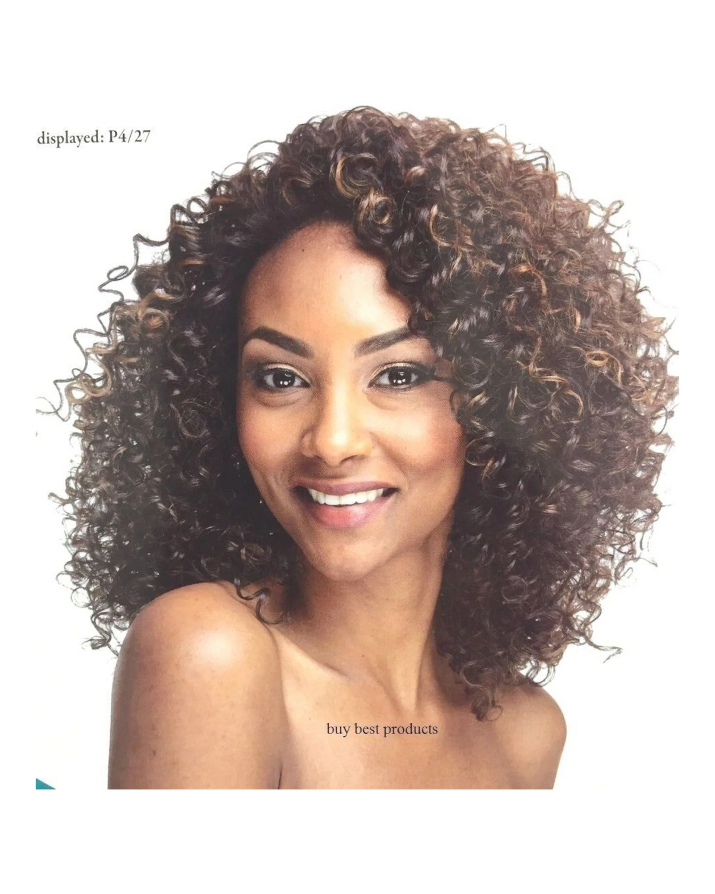 Impression Synthetic Natural Hairline Lace Front Curly Hair Wig - Asmara