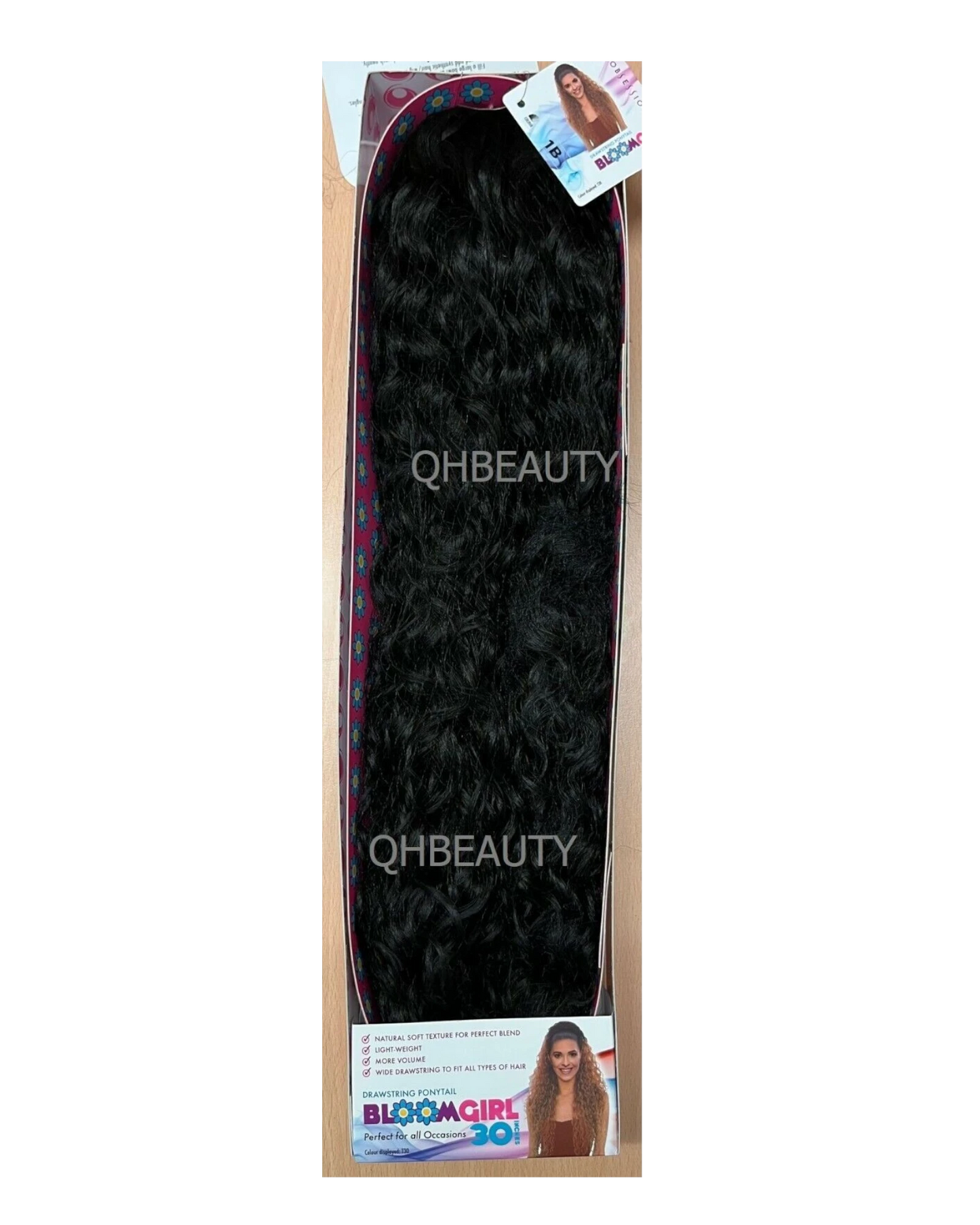 OBSESSION SYNTHETIC DRAWSTRING CURLY LONG HAIR PONYTAIL - BLOOM GIRL 20''  30''