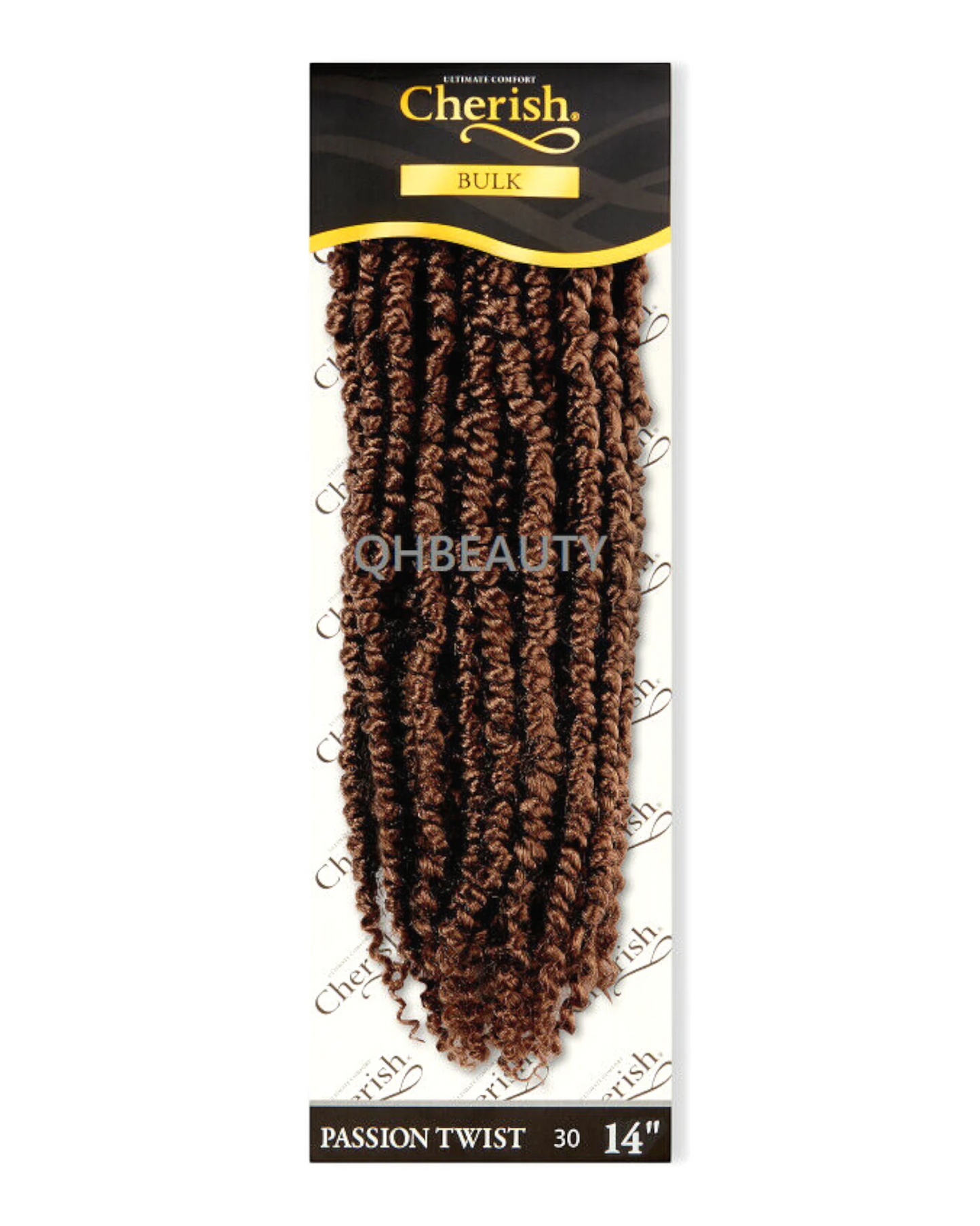 CHERISH SYNTHETIC PRE LOOPED BRAID CURLY HAIR EXTENSIONS - PASSION TWIST 14''