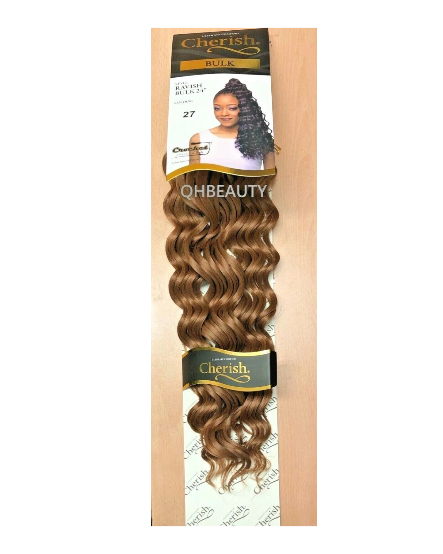 CHERISH SYNTHETIC CROCHET LONG CURLY HAIR EXTENSION BRAIDS - RAVISH 24 inch