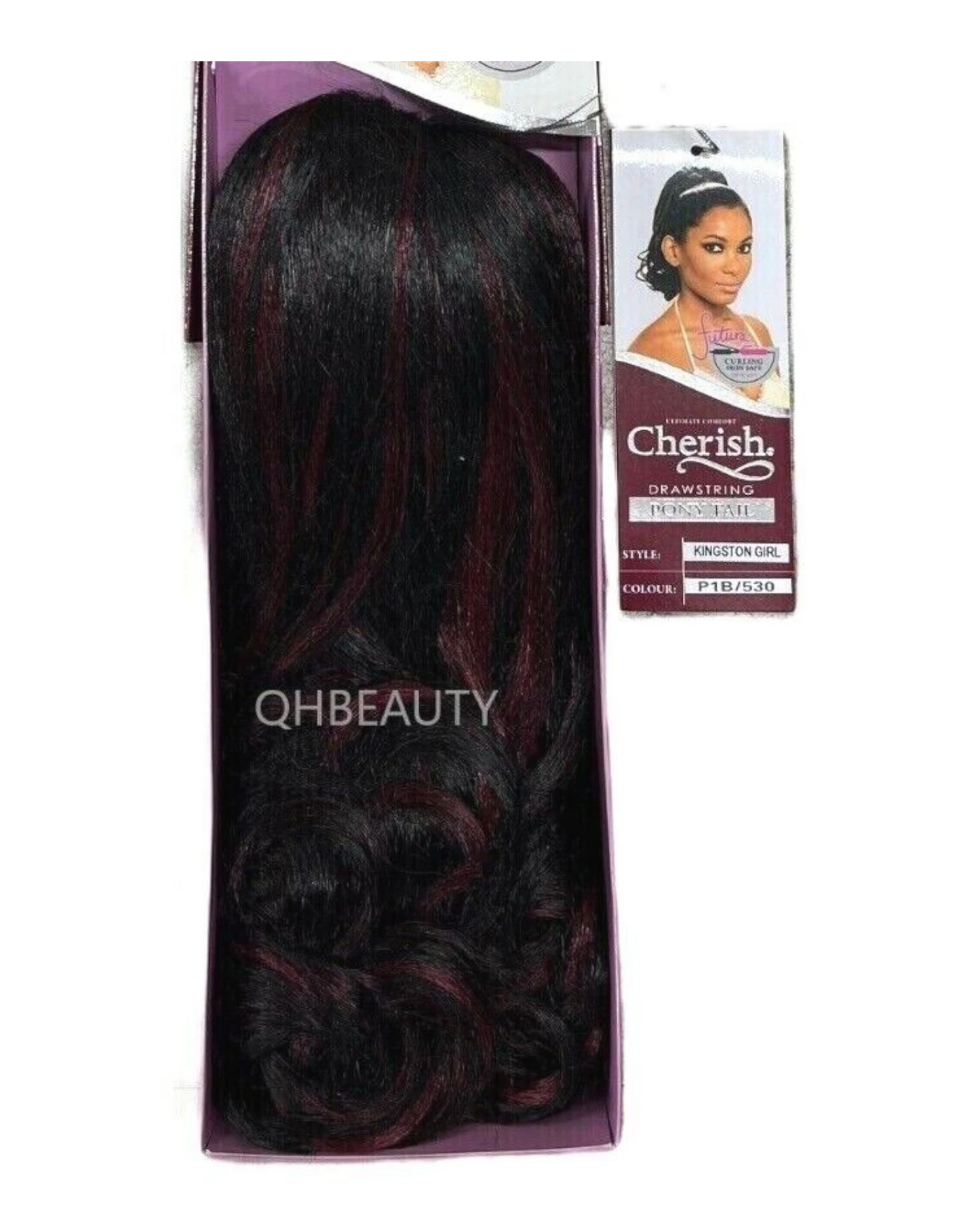 Cherish Synthetic Drawstring Curly Hair Extension Ponytail - Kingston Girl