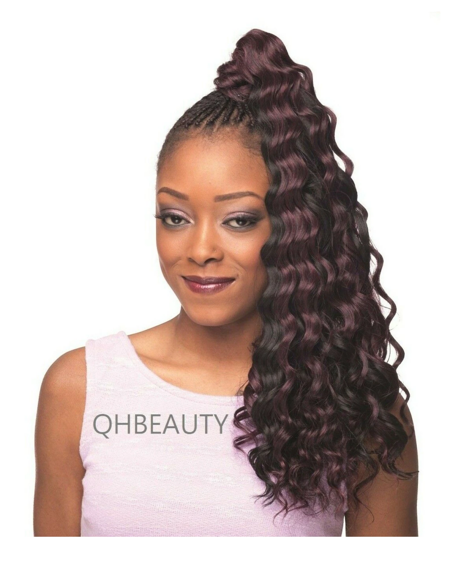 CHERISH SYNTHETIC CROCHET LONG CURLY HAIR EXTENSION BRAIDS - RAVISH 24 inch