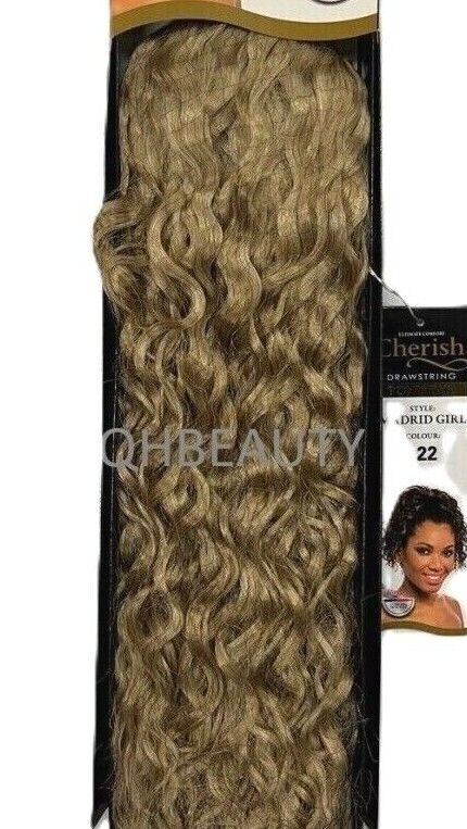 Cherish Synthetic Drawstring Curly Hair Extension Ponytail - Madrid Girl