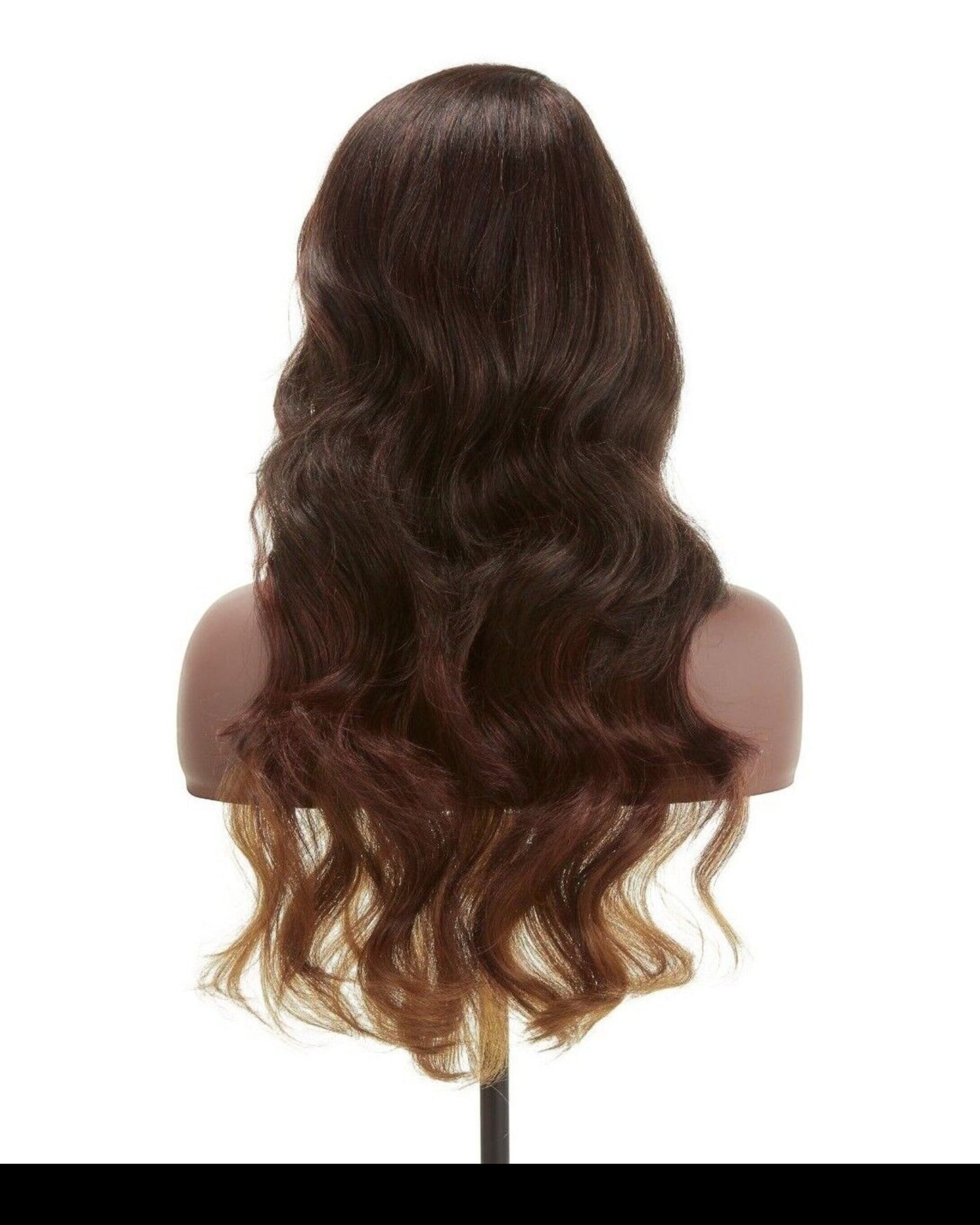 Impression Synthetic Invisible L Part Lace Curly Long Hair Wig - Daisy