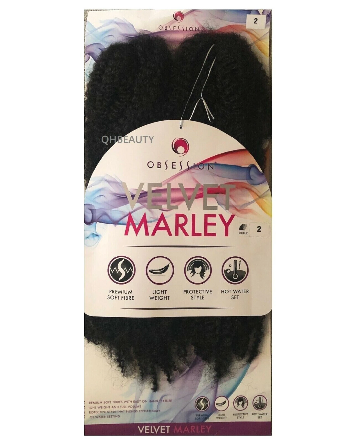 Obsession Synthetic Crochet Afro Cuban Braid Hair Extension - VELVET MARLEY