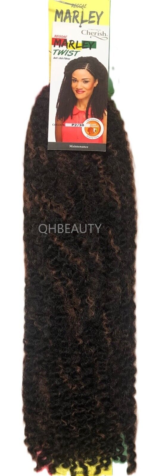 Cherish Synthetic Afro Kinky Cuban Anti itch Hair Extension  Marley Twist Braid