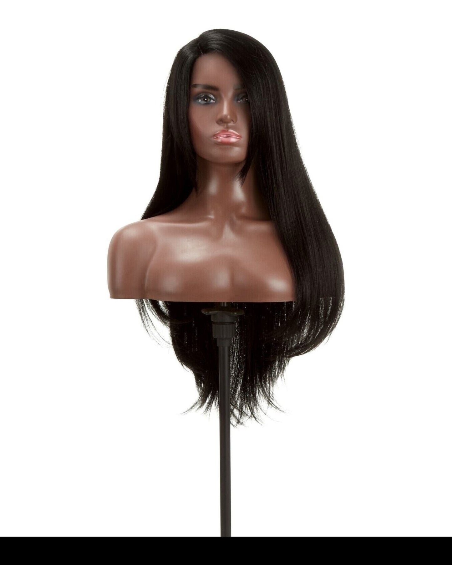 Impression Synthetic Invisible Part Long Straight Lace Front Hair Wig - Destiny