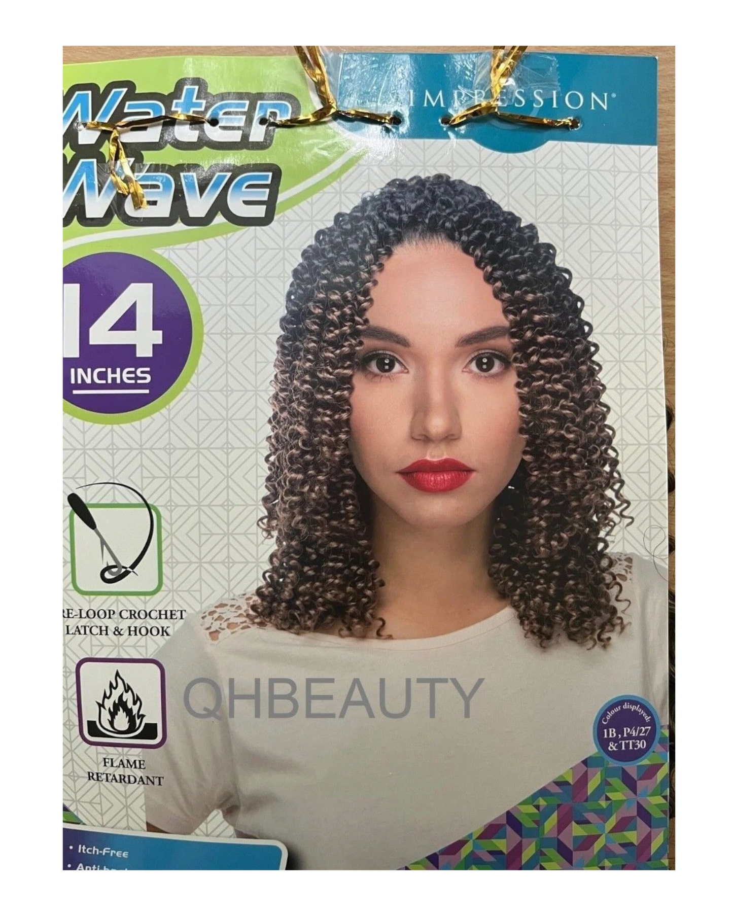 Impression Synthetic Crochet Hair Extension Braid 3x WATER WAVE BRAID 14 & 18 ''